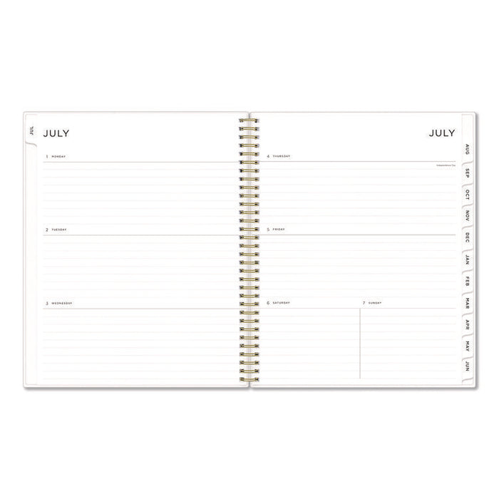 Ashley G Multicolor Smoke Academic Weekly/Monthly Planner, 11" x 8.5", Multicolor Cover, 12-Month (Jul-Jun): 2025 to 2026