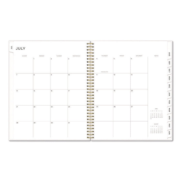 Ashley G Multicolor Smoke Academic Weekly/Monthly Planner, 11" x 8.5", Multicolor Cover, 12-Month (Jul-Jun): 2025 to 2026