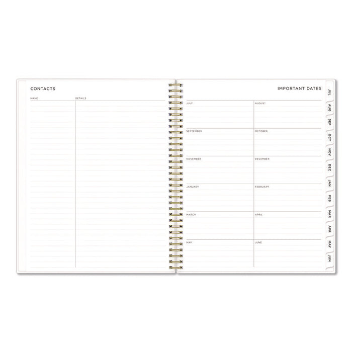 Ashley G Multicolor Smoke Academic Weekly/Monthly Planner, 11" x 8.5", Multicolor Cover, 12-Month (Jul-Jun): 2025 to 2026