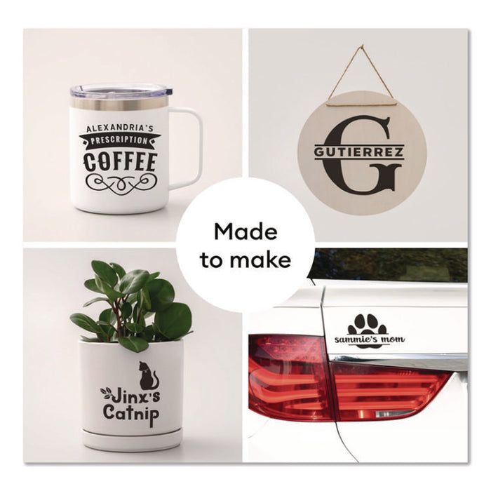 Premium Permanent Vinyl, 12 x 48, Black