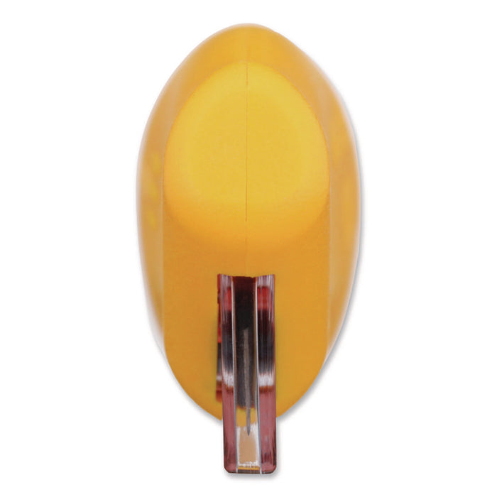 X-traSafe CU Safety Utility Knife, Plastic Handle, Yellow, 6/Pack