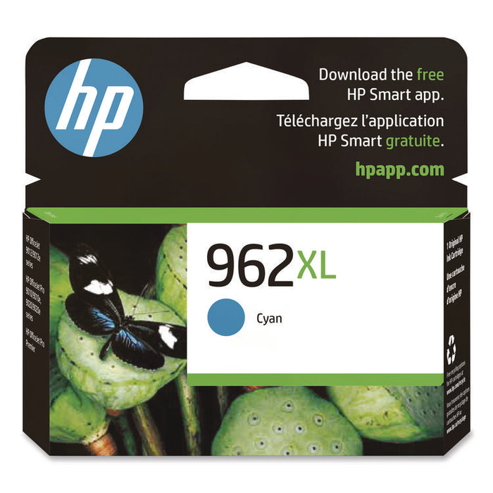 HP 962XL, (3JA00AN) High-Yield Cyan Original Ink Cartridge