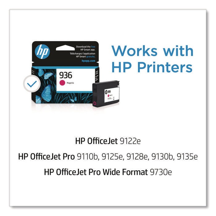 HP 936, (4S6V0LN) Magenta Original Ink Cartridge