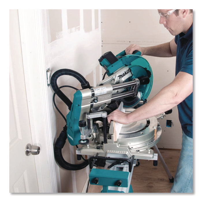 LS1019L 10" Dual-Bevel Sliding Compound Miter Saw with Laser, 3,200 rpm, 4.75" Fence, 120 V, 15 Amps