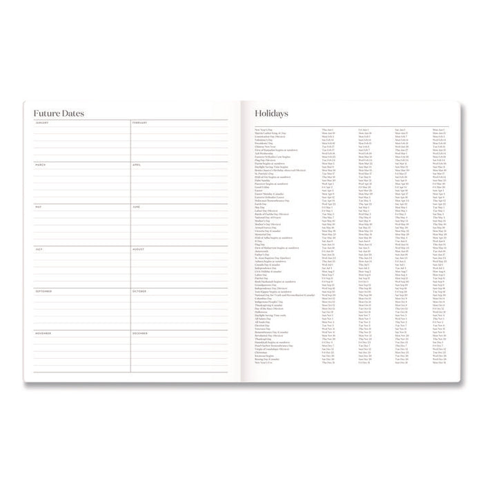 WorkStyle Stitched Monthly Planner, 11 x 8.5, Sunbaked Clay Cover, 12-Month (Jan-Dec): 2026