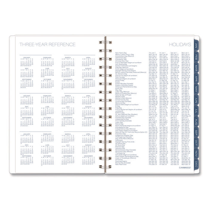 Abyss Weekly/Monthly Planner, 8.5 x 5.5, Water-Inspired Artwork, Blue Cover, 12-Month(Jan-Dec): 2026
