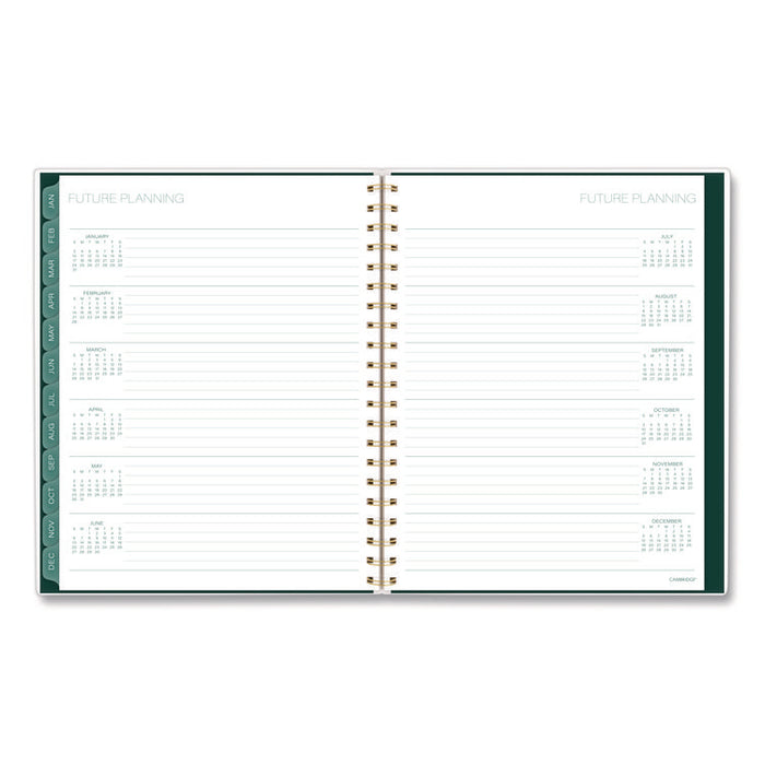 Emerald Isle Weekly/Monthly Planner, 11 x 8.5, Green Marbled Cover, 12-Month (Jan-Dec): 2026
