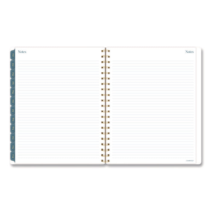 Midnight Garden Weekly/Monthly Planner, 11 x 8.5, Floral Artwork, Black/Pink/Green Cover, 12-Month (Jan-Dec): 2026