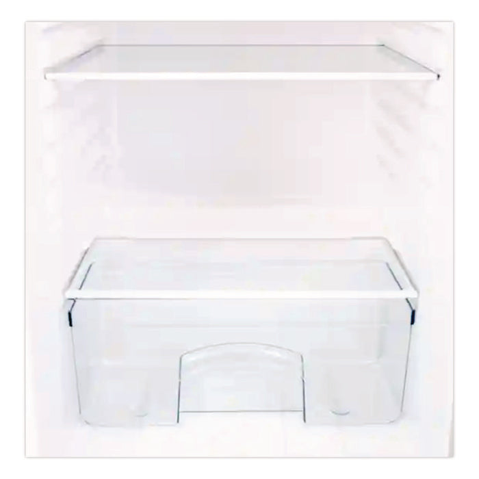 4.4 Cu.Ft. Auto-Defrost Refrigerator, 19.25 x 22 x 33, Black with Stainless Steel Door