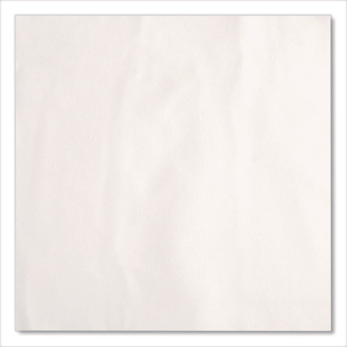 Flat Linen Replacement Dinner Napkin, 1-Ply, 16 x 15, White, 1,000/Carton