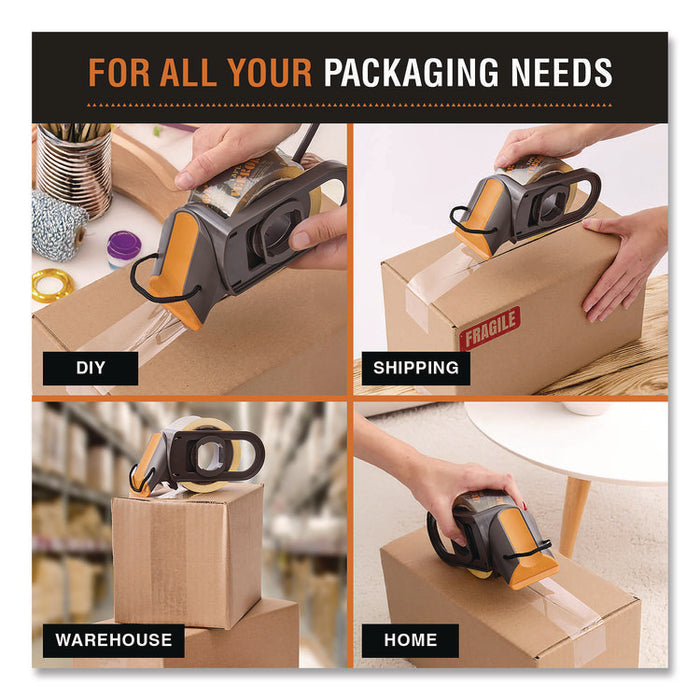 Pro-Grade Packaging Tape, 3" Core, 1.88" x 54.6 yds, Clear, 6/Pack