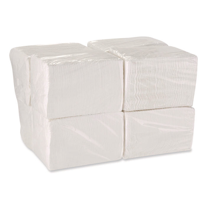 Acclaim 1/4 Fold Paper Dinner Napkins, White, 1-Ply, 16 x 16, 500/Pack, 8 Packs/Carton