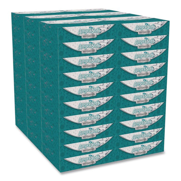 Angel Soft ps Facial Tissue, 2-Ply, White, 50 Sheets/Box, 60 Boxes/Carton