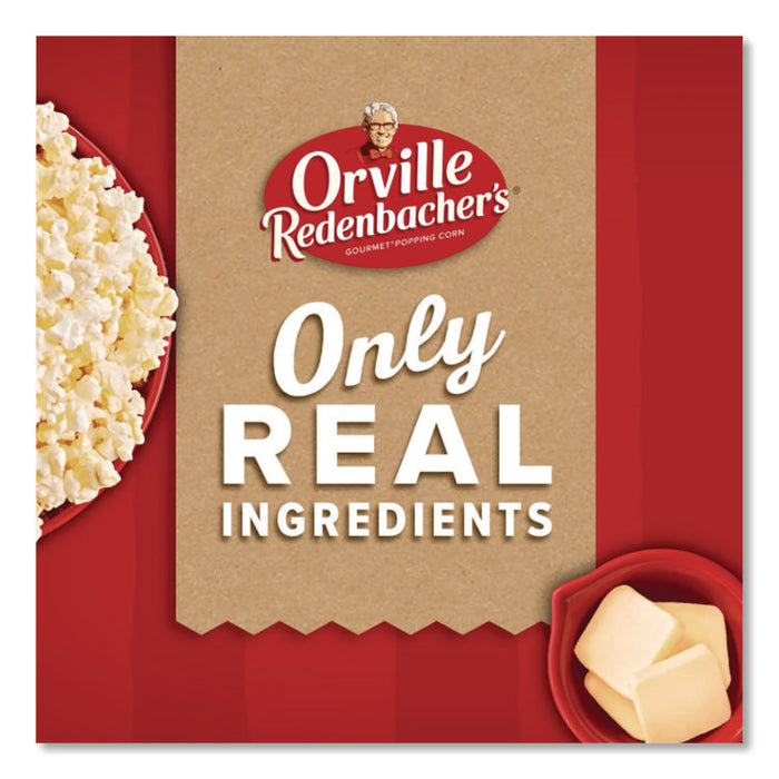 Gourmet Microwave Popcorn, Butter, 3.29 oz Bag, 36/Carton