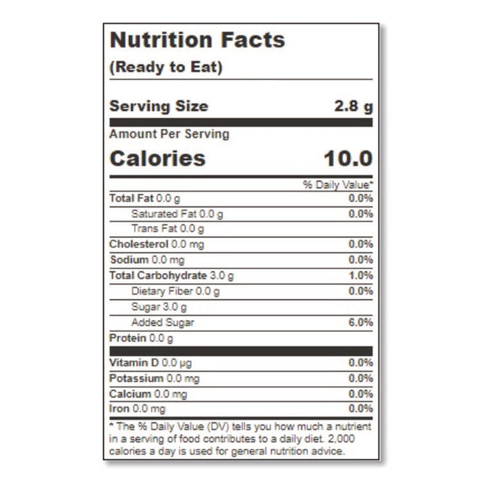 Pure Sugar Packets, 0.11 oz Packet, 1,000/Carton