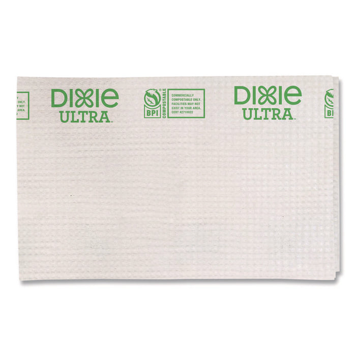 Dine-A-Cloth FLAX Foodservice Wipers, 1-Ply, 12.75 x 21, White, 144/Box