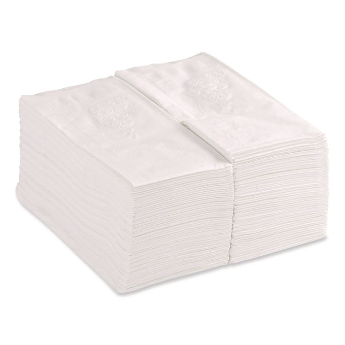 1/8-Fold Dinner Napkin, 2-Ply, 16 x 15, White, 3,024/Carton