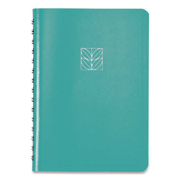 Academic Daily/Monthly Planner, 8 x 5, Blue Cover, 12-Month (Aug to July): 2025 to 2026