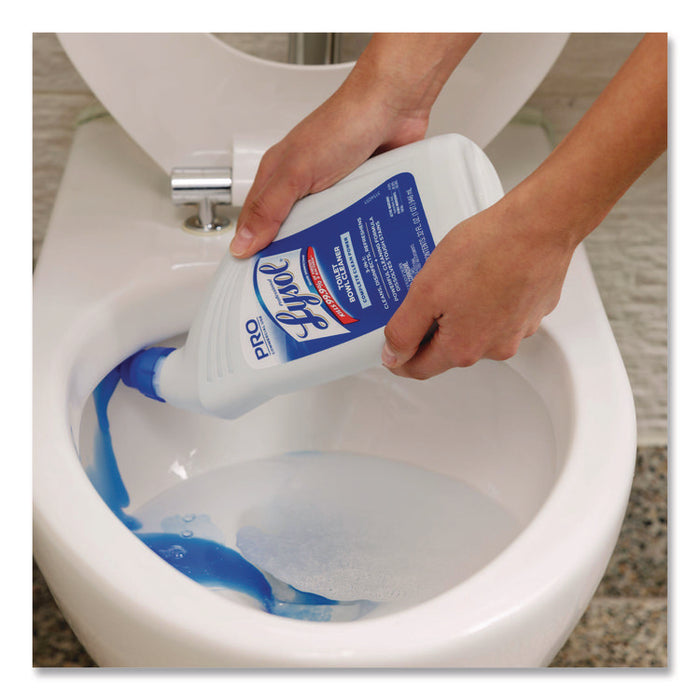 Disinfectant Toilet Bowl Cleaner, Wintergreen Scent, 32 oz Bottle, 12/Carton