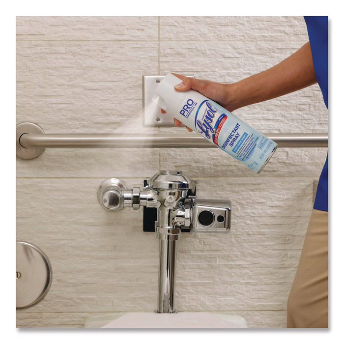 Disinfectant Spray, Crisp Linen Scent, 19 oz. Aerosol Spray, 12/Carton