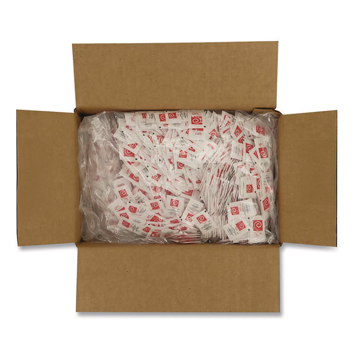 Grindstone Iodized Salt, 0.02 oz Packet, 1,000/Bag, 3 Bags/Carton