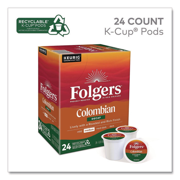 Colombian Decaf K-Cups, 24/ Box, 4 Boxes/Carton