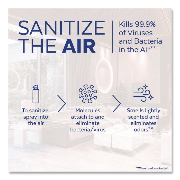 Air Sanitizer Spray, White Linen Scent, 10 oz Aerosol Spray