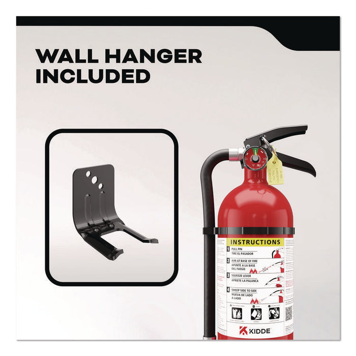 Pro-5MP Series Fire Extinguisher, with Bracket/Metal Strap, 3-A:40-B:C