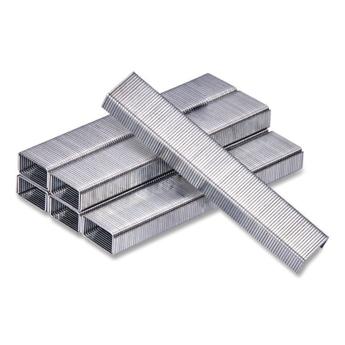 Heavy-Duty Premium Staples, 0.25" Leg, 0.5" Crown, Steel, 1,000/Box