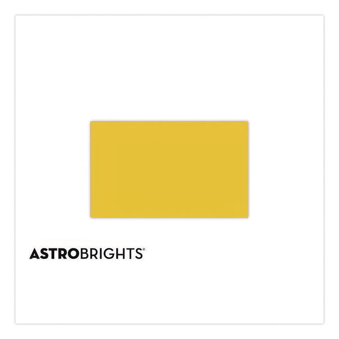 Color Paper, 24 lb Bond Weight, 8.5 x 14, Solar Yellow, 500/Ream