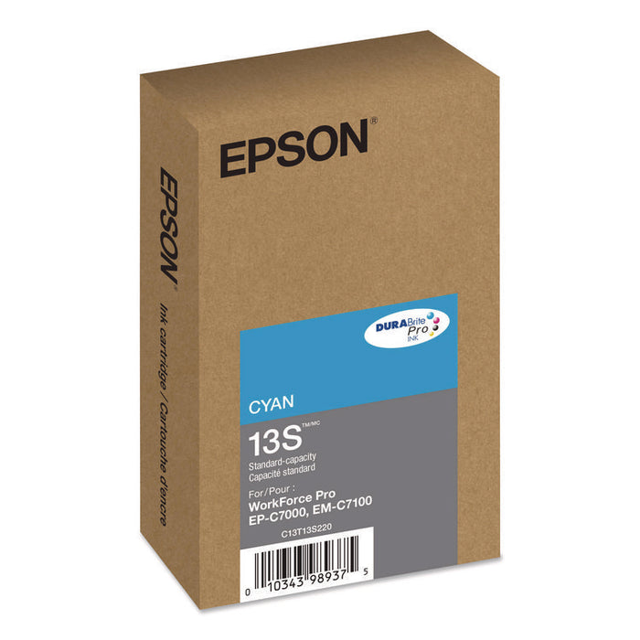 T13S220 (T13S) DURABrite Pro Ink, 1,700 Page-Yield, Cyan