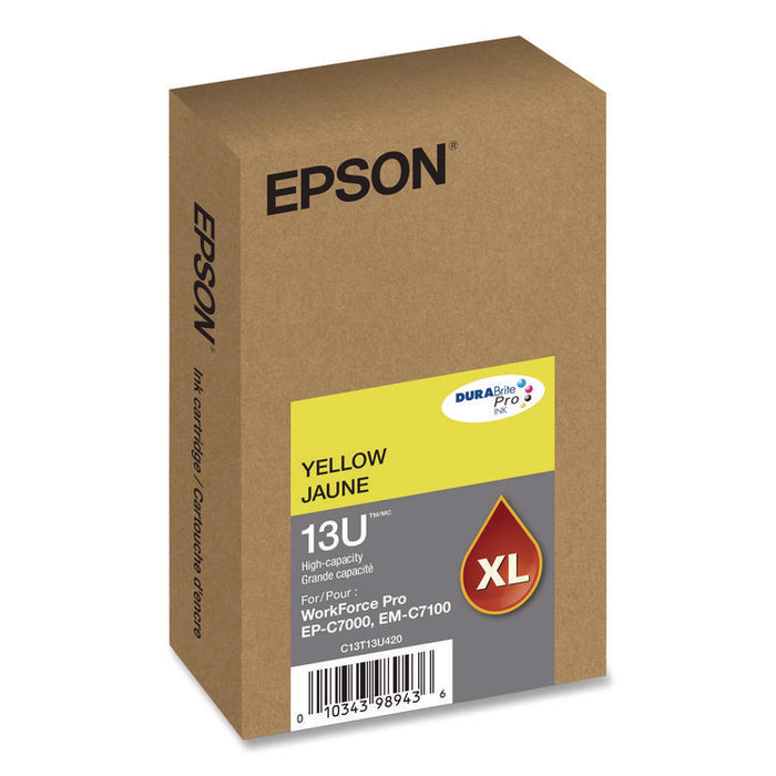 T13U420 (T13U) DURABrite Pro High-Yield Ink, 4,600 Page-Yield, Yellow