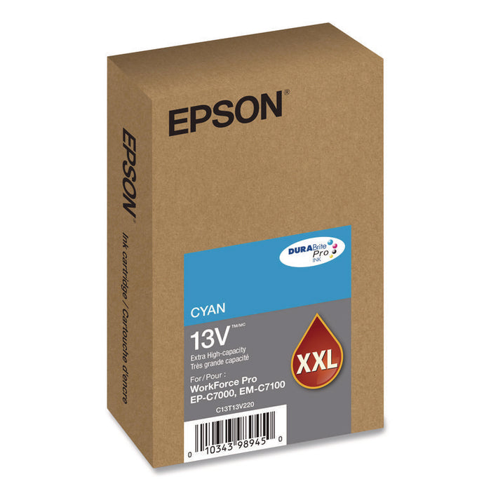 T13V220 (T13V) DURABrite Pro Extra High-Yield Ink, 8,000 Page-Yield, Cyan
