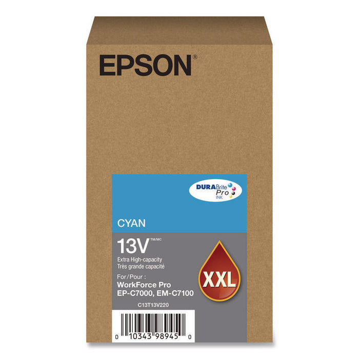 T13V220 (T13V) DURABrite Pro Extra High-Yield Ink, 8,000 Page-Yield, Cyan