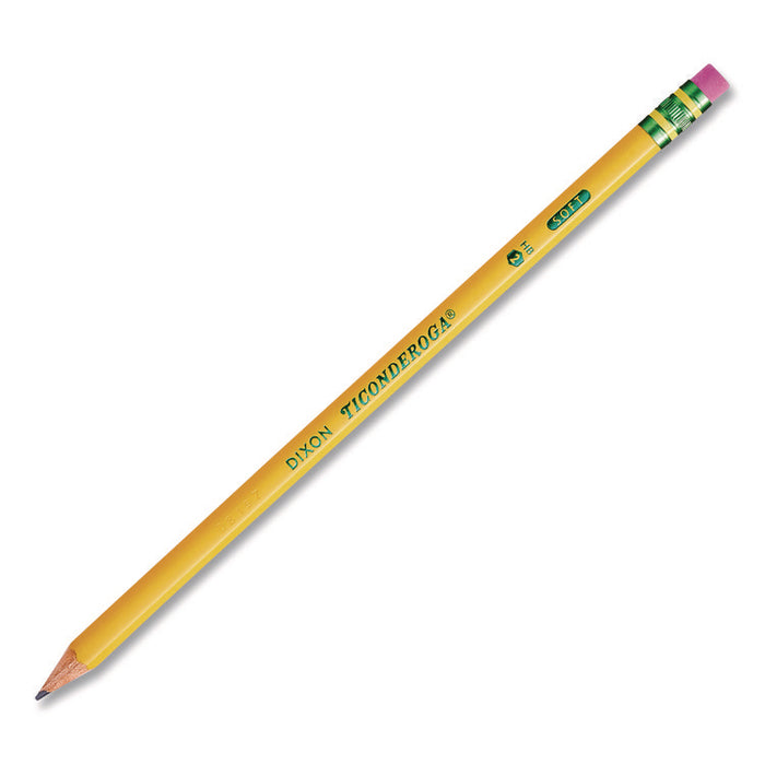Pencils, HB (#2), Black Lead, Yellow Barrel, 24/Pack