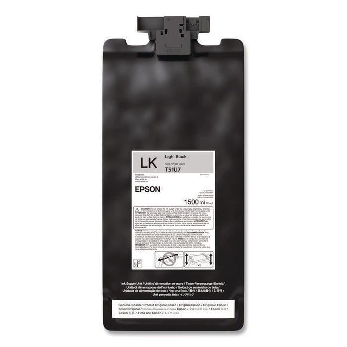 T51U720 (T51U) UltraChrome GS3 Eco-Solvent Ink, 1.5 L, Light Black