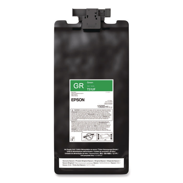 T51UF20 (T51U) UltraChrome GS3 Eco-Solvent Ink, 1.5 L, Green