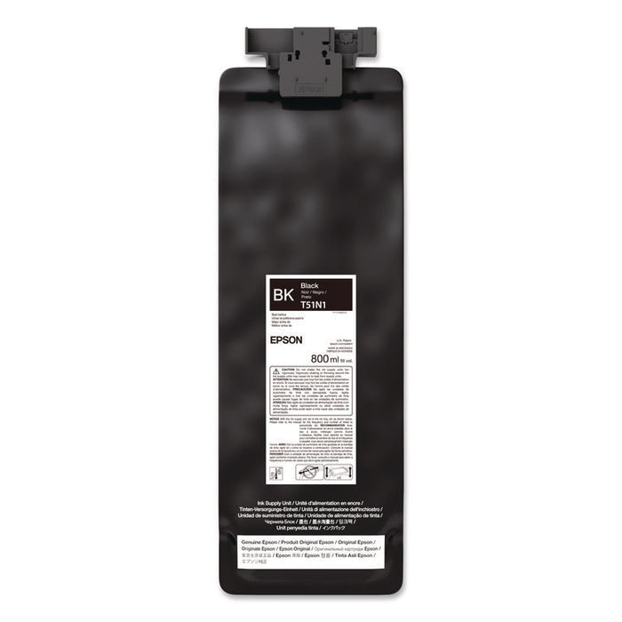 T51N120 (T51N) UltraChrome GS3 Eco-Solvent Ink, 800 mL, Black