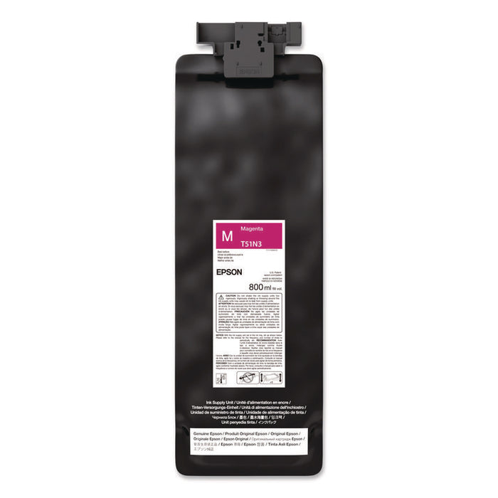 T51N320 (T51N) UltraChrome GS3 Eco-Solvent Ink, 800 mL, Magenta