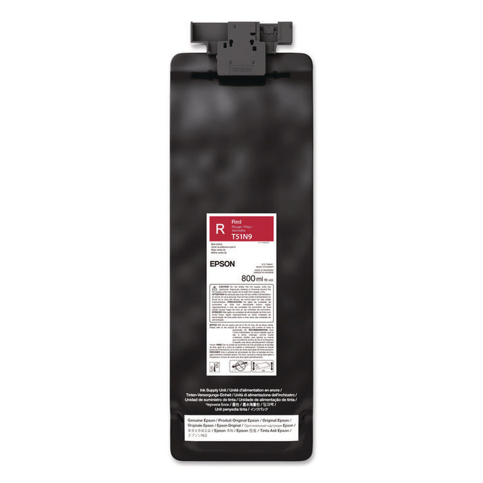 T51N920 (T51N) UltraChrome GS3 Eco-Solvent Ink, 800 mL, Red