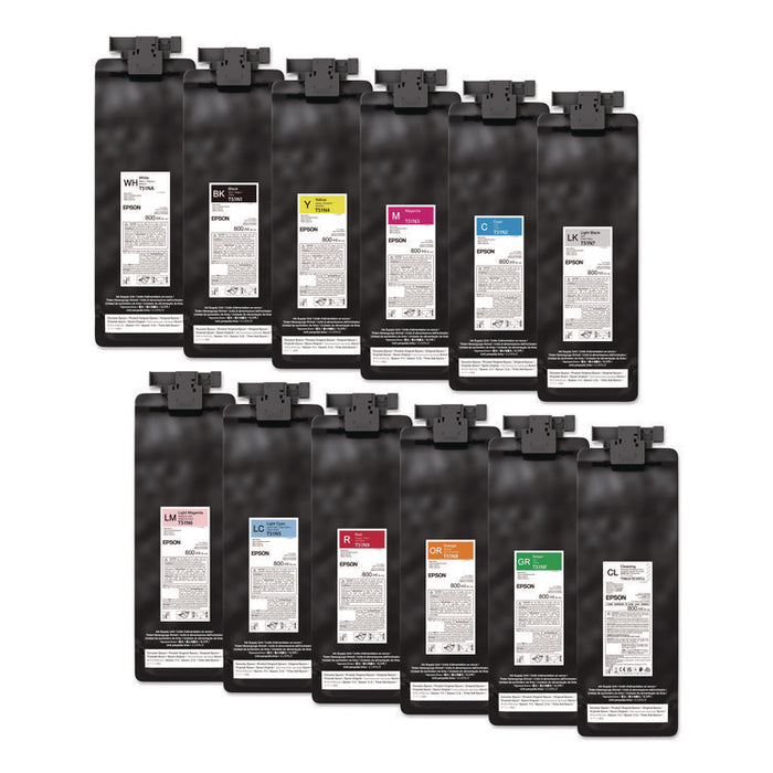T51N120 (T51N) UltraChrome GS3 Eco-Solvent Ink, 800 mL, Black