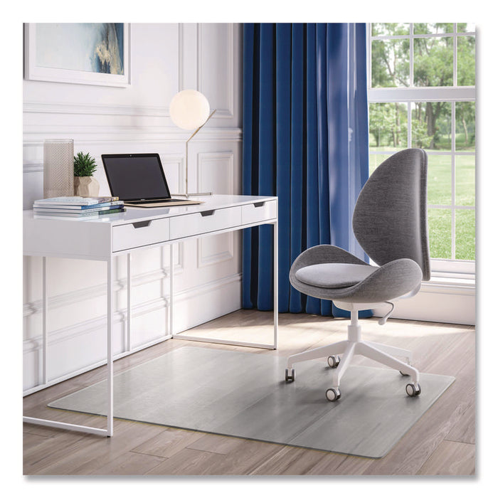 OceanMat Hard Floor Chair Mat for Hard Floors, Rectangular, Straight Edges, 36" x 48", Clear