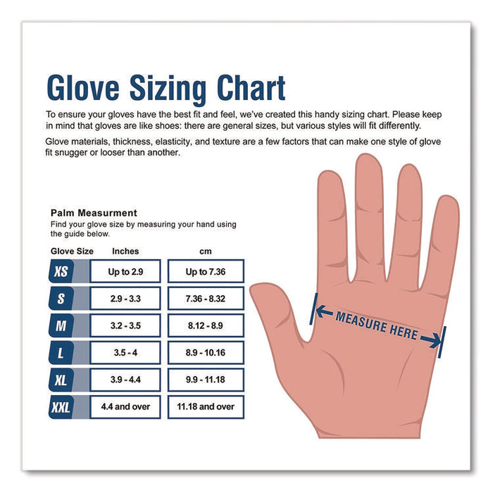 Vinyl Exam Gloves, Powder-Free, Large, Clear, 100/Box