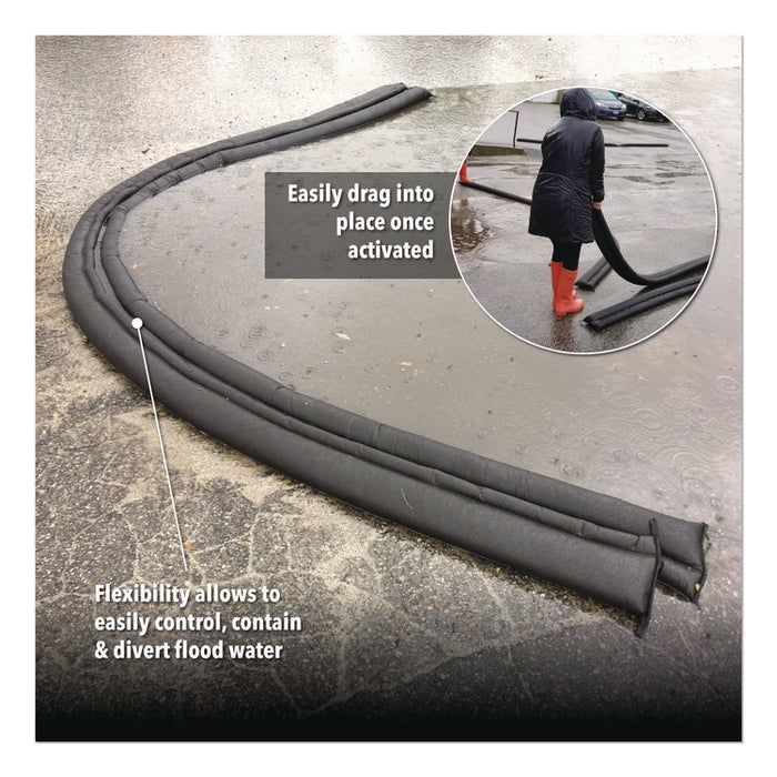 Flood Barriers, 6" x 17 ft x 3.5", 5/Box