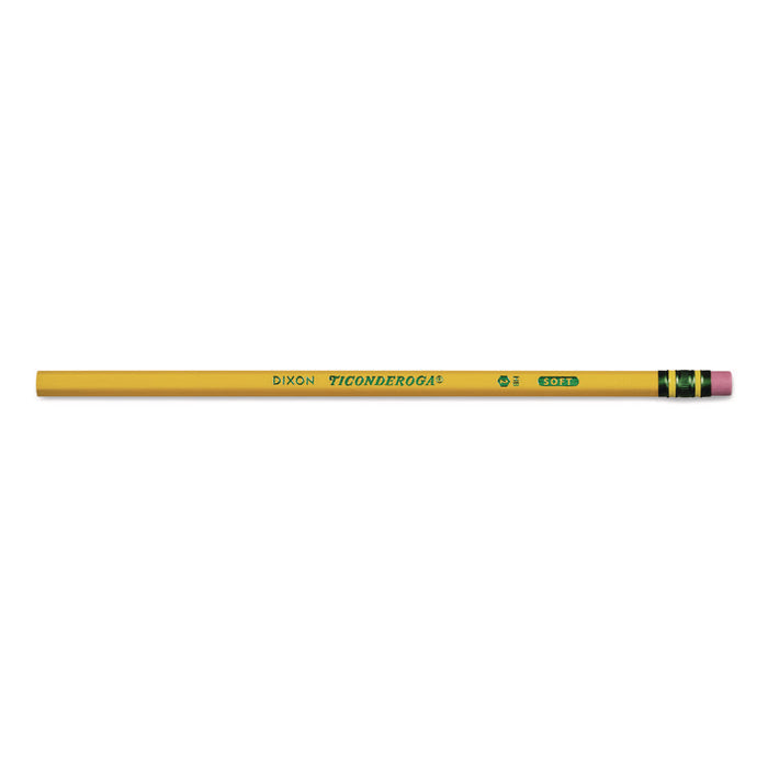 Pencils, H (#3), Black Lead, Yellow Barrel, Dozen
