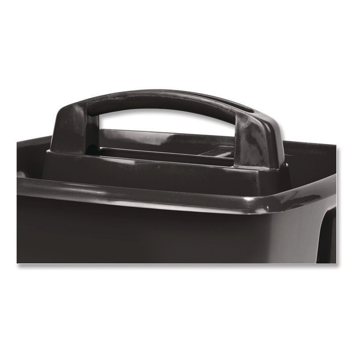 Small Caddy, 9.25 x 9.25 x 12, Black, 6/Pack