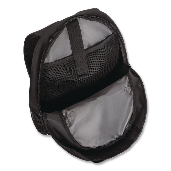 Ascend Backpack, Fits Devices Up to 16", Polyester, 12.5 x 7 x 18.6, Black