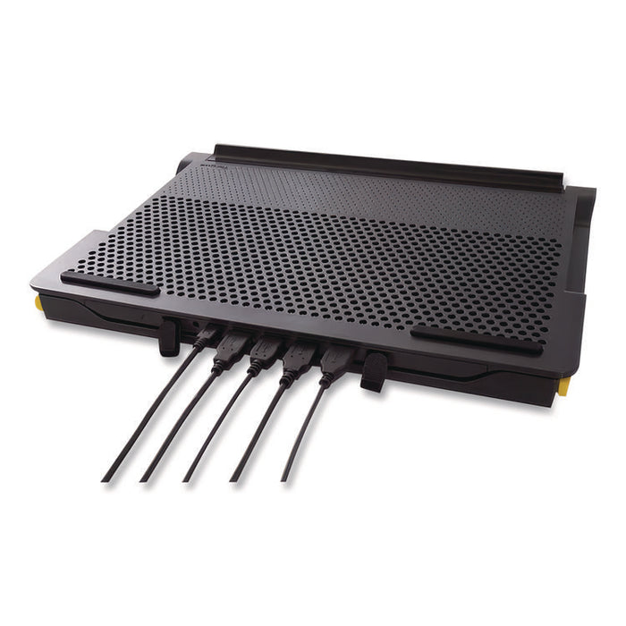 Chill Mat Plus with 4-Port Hub, Black