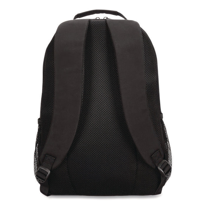 Ascend Backpack, Fits Devices Up to 16", Polyester, 12.5 x 7 x 18.6, Black