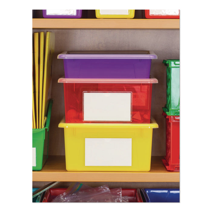 Storage Tray, Deep, 2.81 gal, 10.65" x 13.17" x 5.2", Assorted Bright, 5/Pack